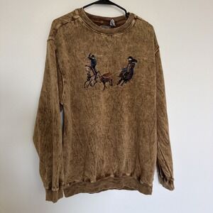 VTG Mcintosh & Seymour Sweatshirt Rugby 90s Streetwear Horse-riding Sz Large